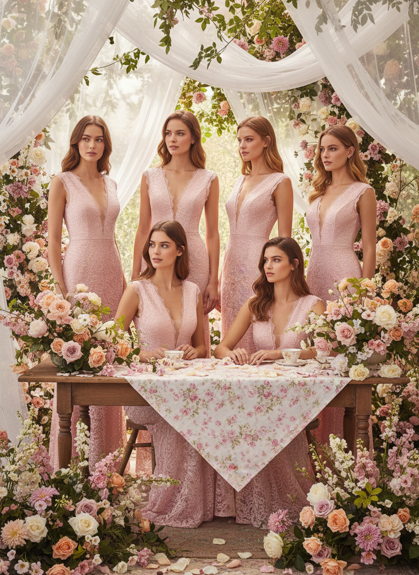 VESTIDO LARGO - ROSA SALMÓN - 3446