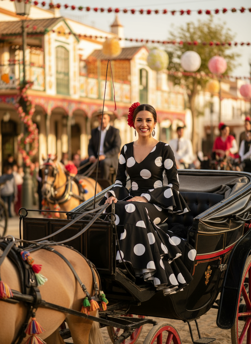 TRAJE FLAMENCA NEGRO EMMA WU DESIGN X FLAMENCA G0491