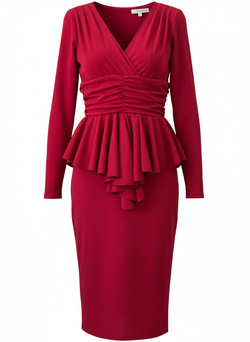 INDIAN RED SHORT DRESS 4136