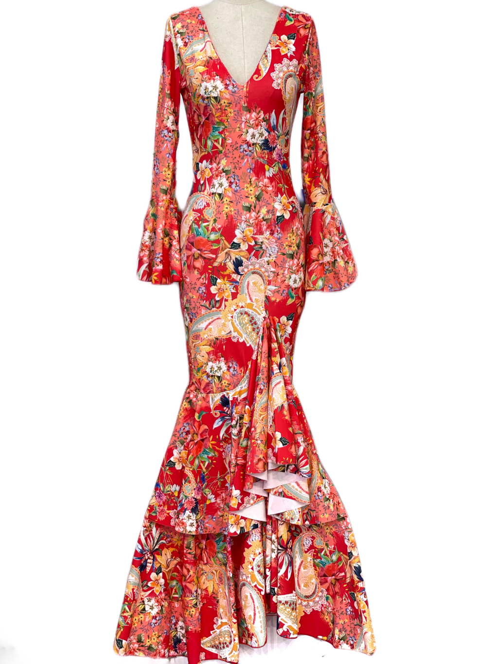 Traje flamenco EMMA WU DESIGN de licra