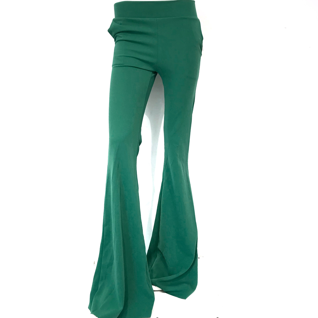 PANTALÓN CAMPANA VERDE 9182