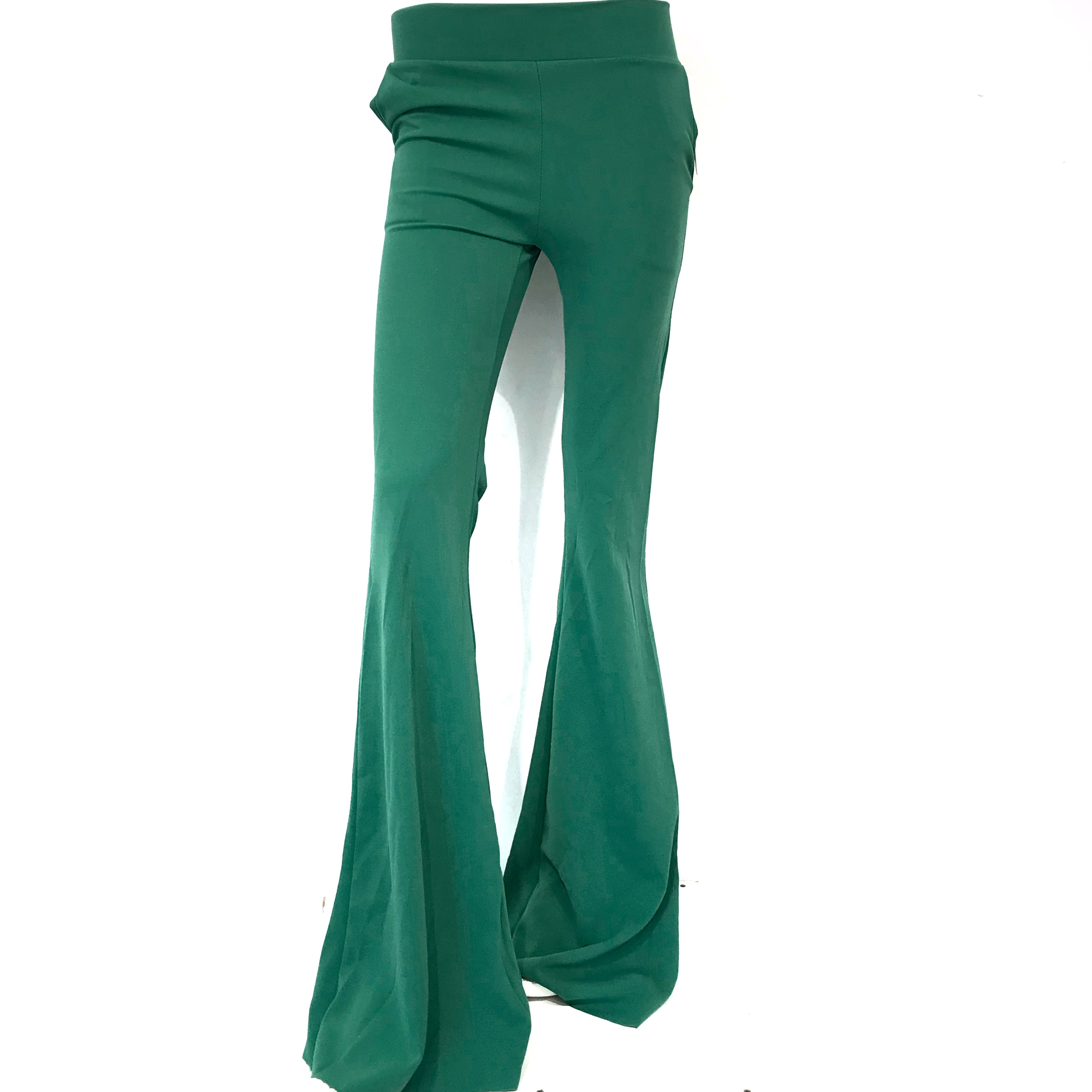PANTALÓN CAMPANA VERDE 9182