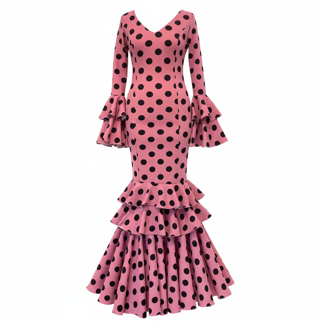 Traje flamenco EMMA WU DESIGN de licra