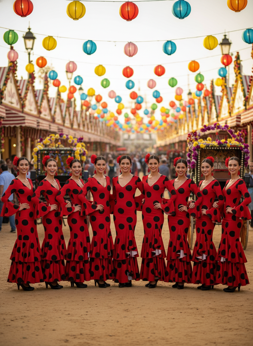 TRAJE FLAMENCA ROJO EMMA WU DESIGN X FLAMENCA G0491