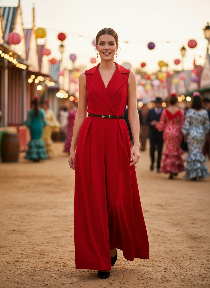 MONO LARGO ROJO 6235