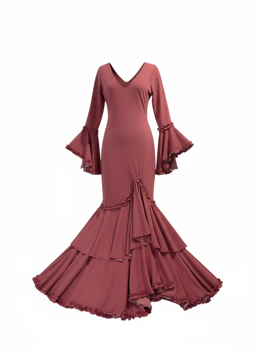 Traje flamenco EMMA WU DESIGN de licra