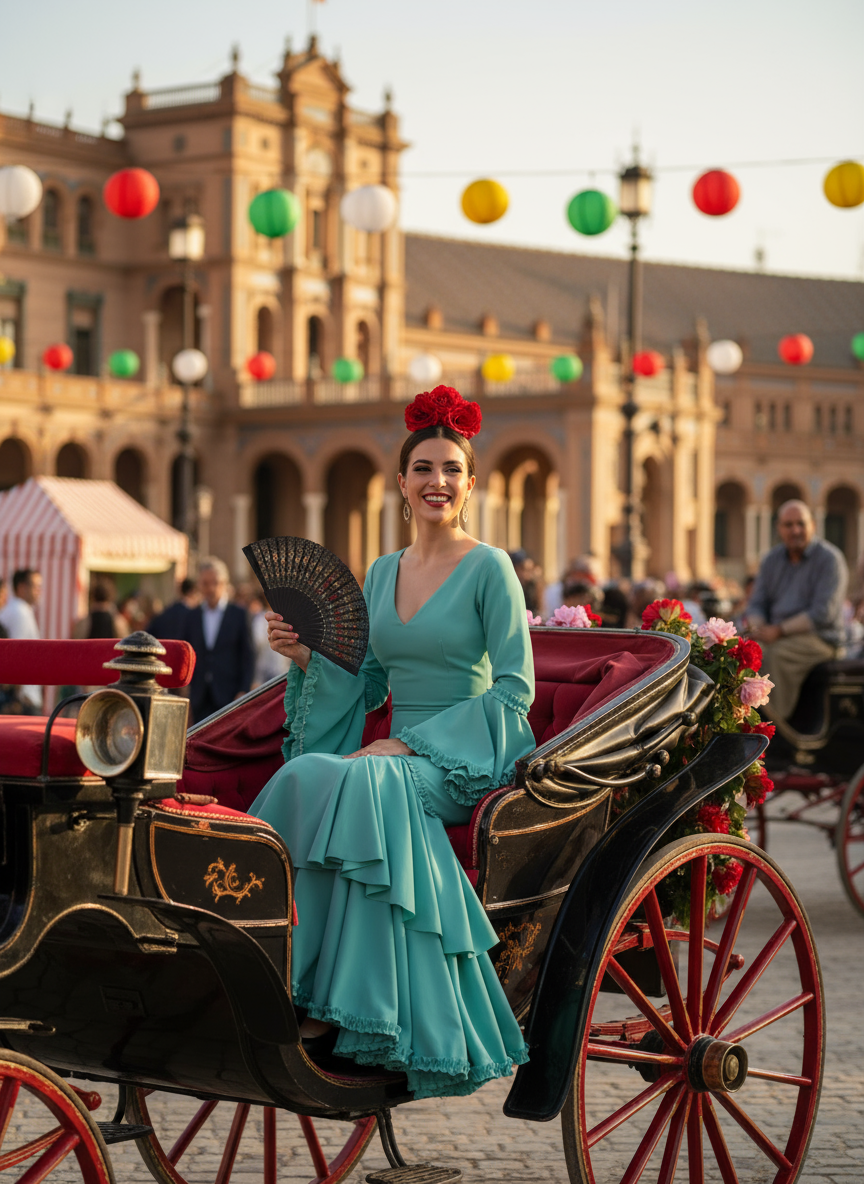 TRAJE FLAMENCA VERDE QUIRÓFANO EMMA WU DESIGN X FLAMENCA 0490