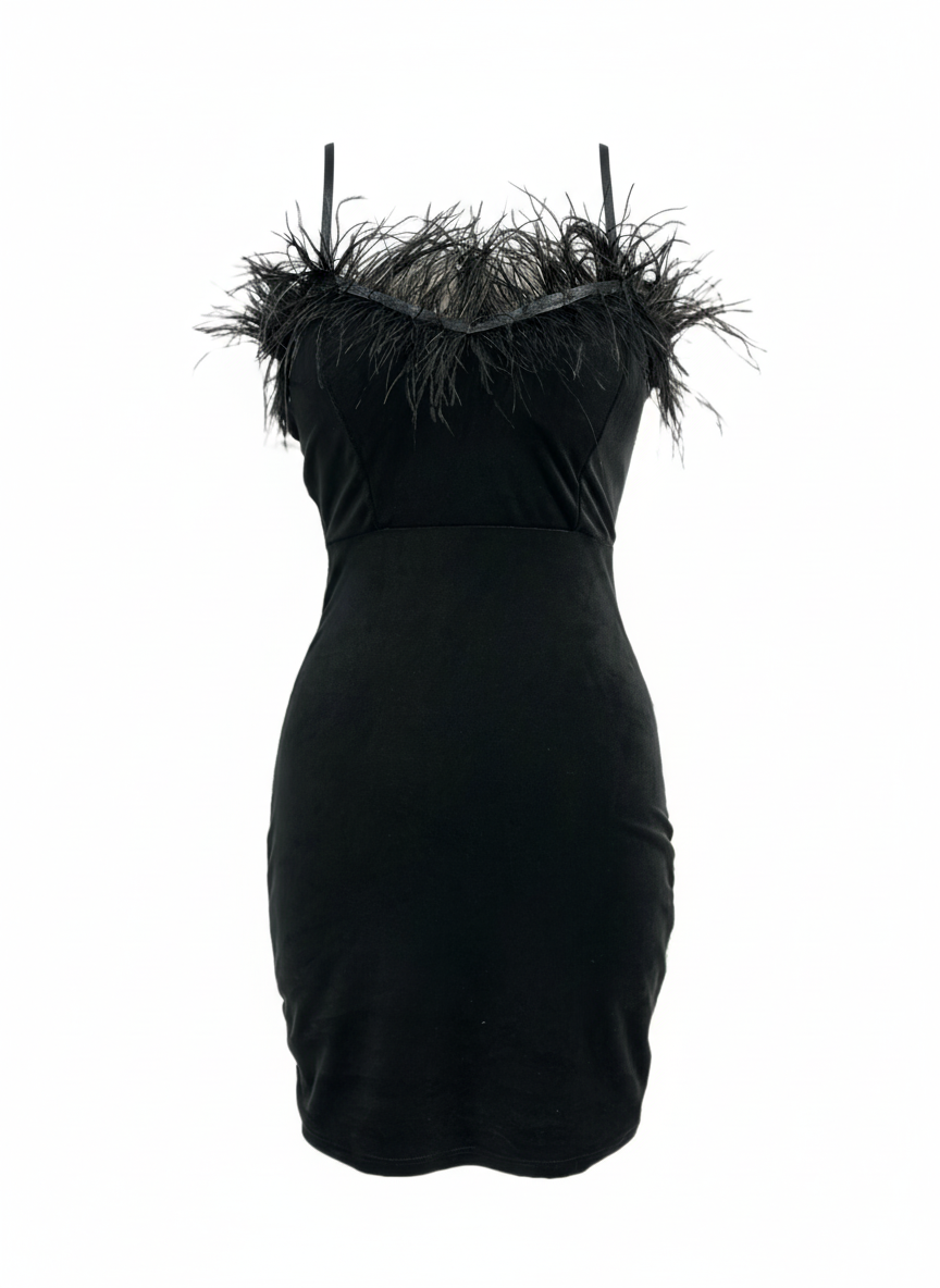 SHORT BLACK DRESS 22256