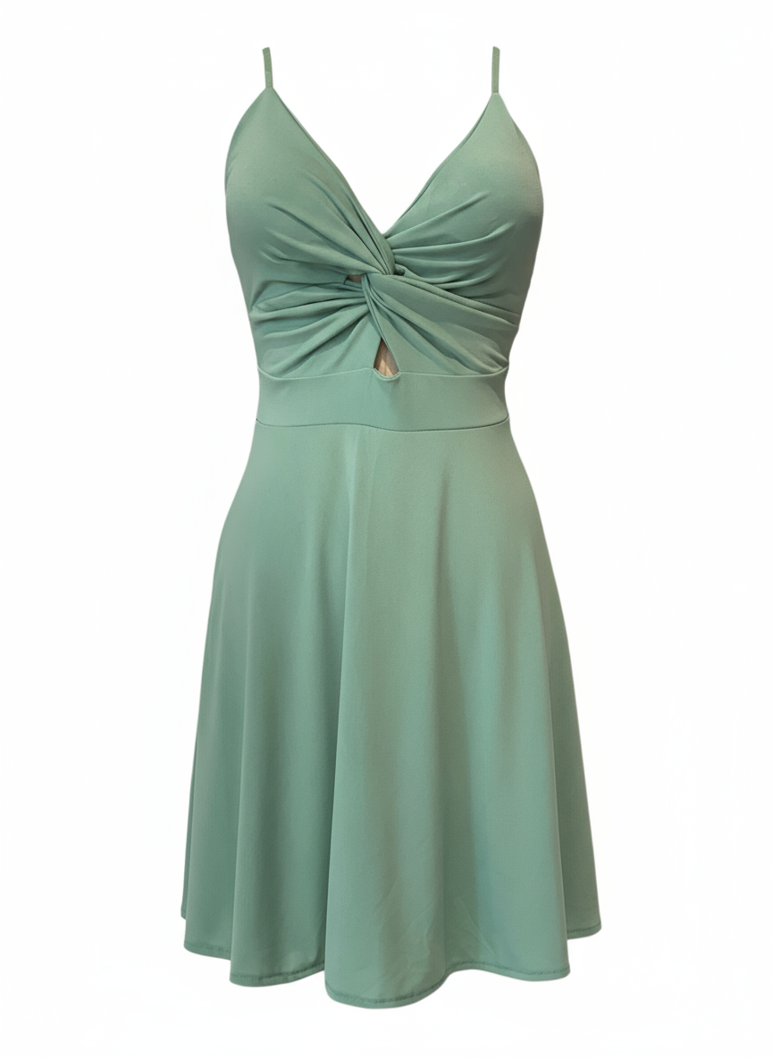 MINT GREEN SHORT DRESS 3139
