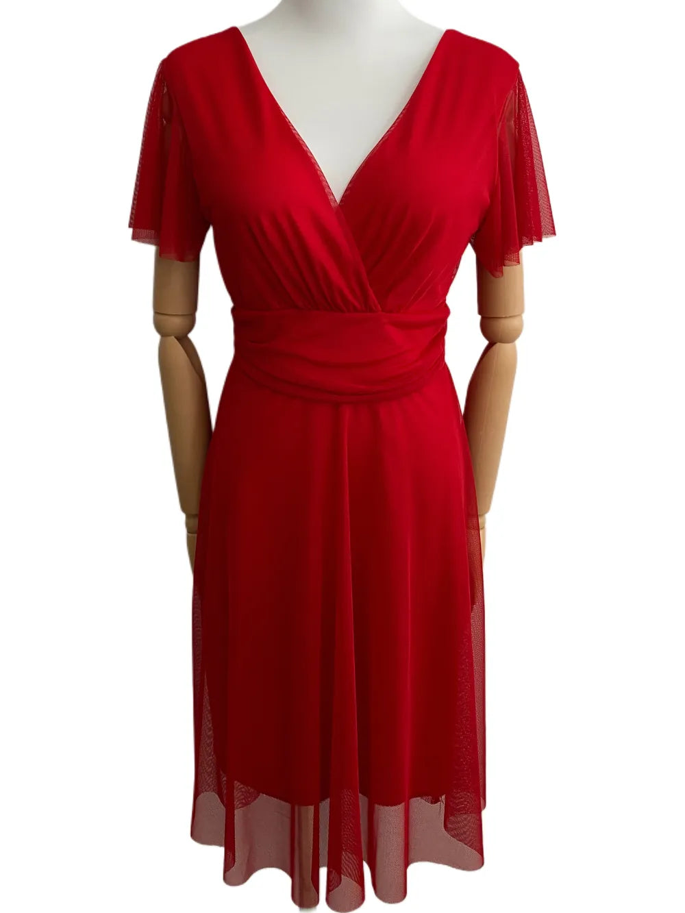 SHORT RED DRESS 5190