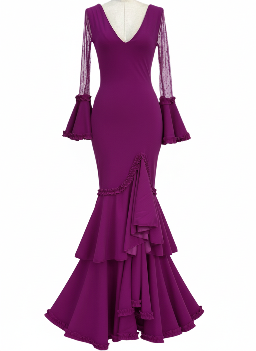 Traje flamenco EMMA WU DESIGN de licra