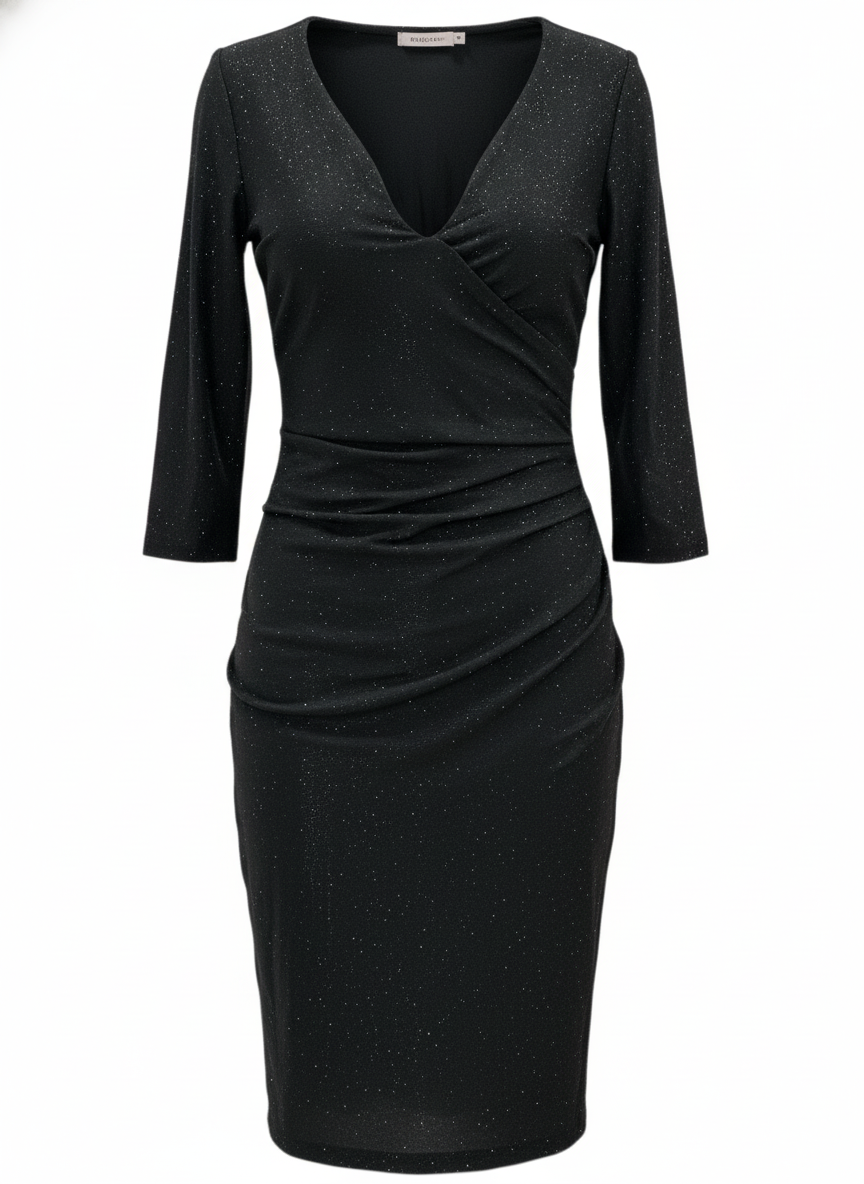 SHORT BLACK DRESS 8819