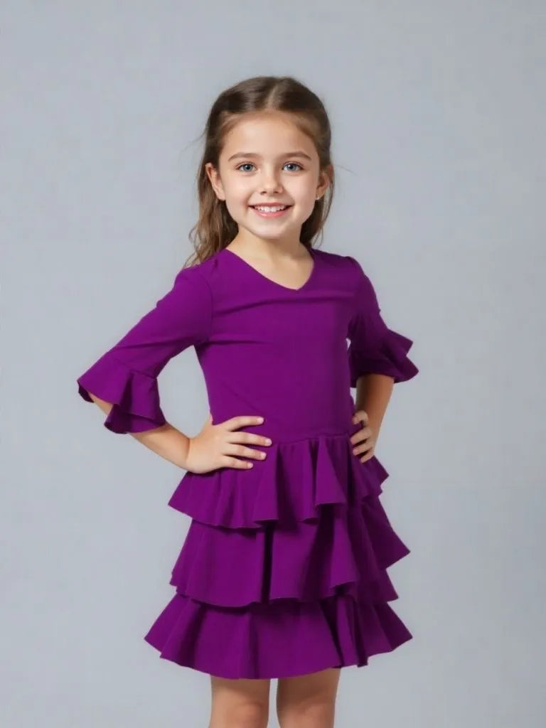 TRAJE FLAMENCA DE NIÑA  BUGANVILLA 221120-1