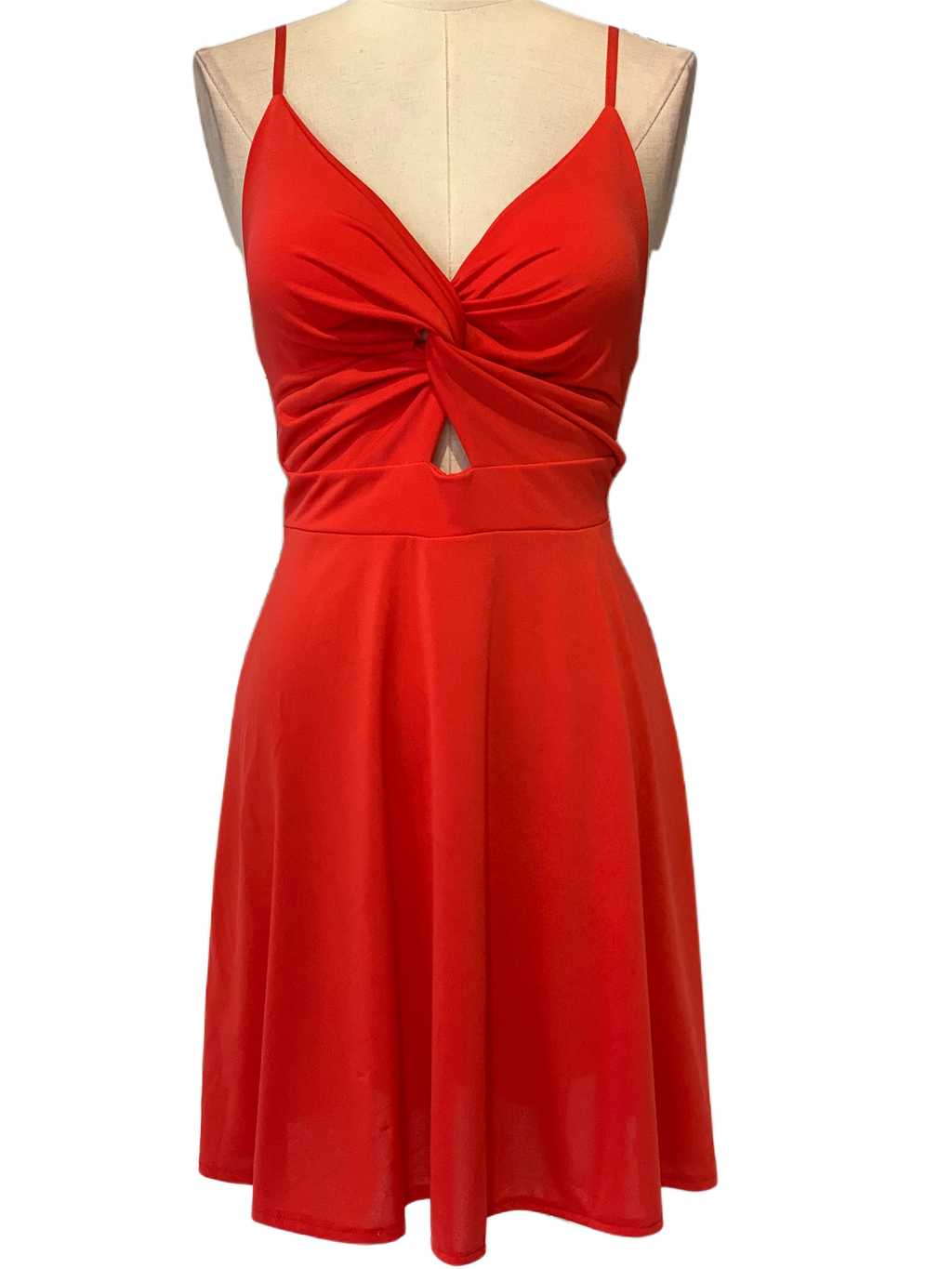 SHORT RED DRESS 3139