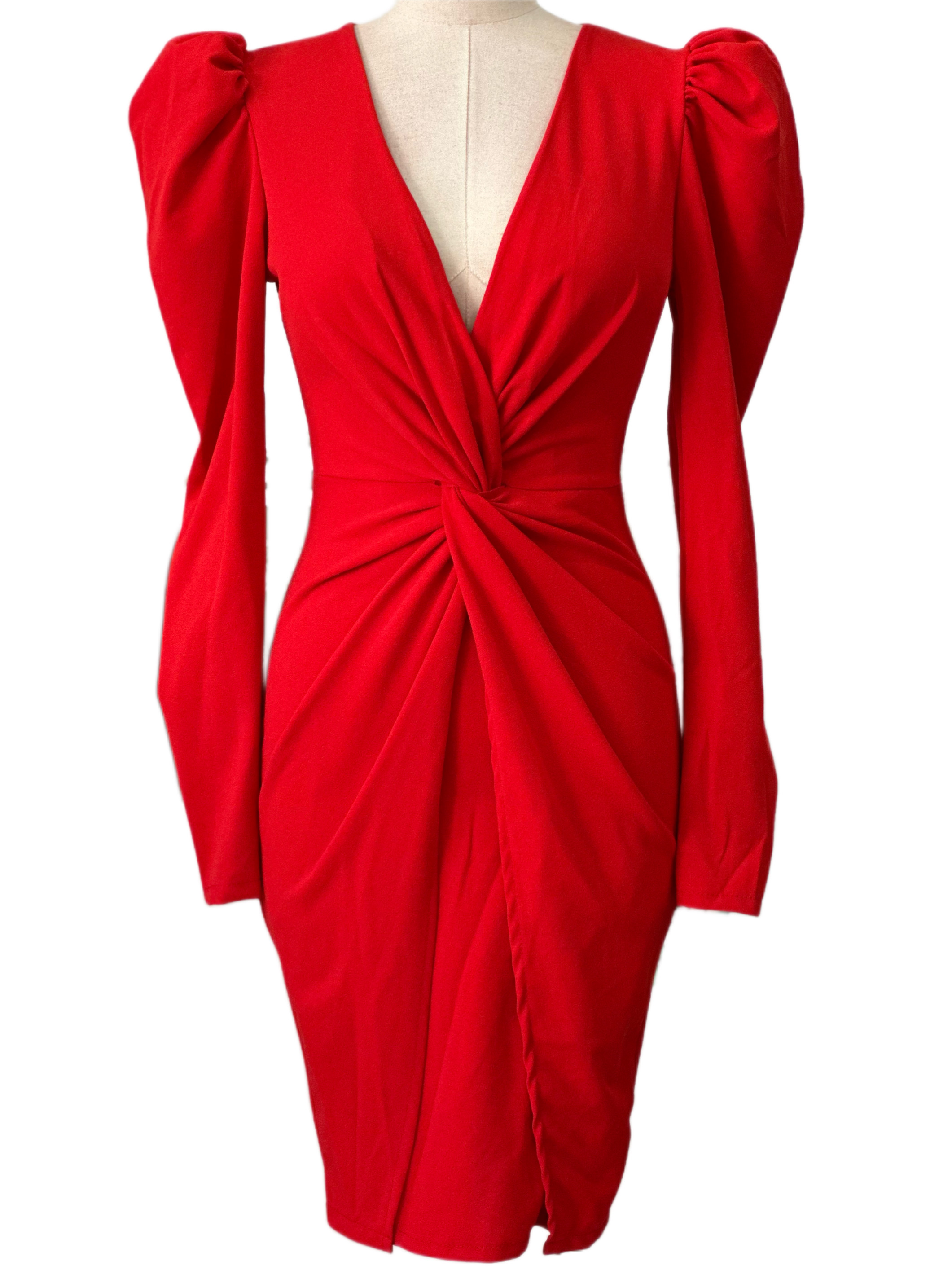 SHORT RED DRESS 23117