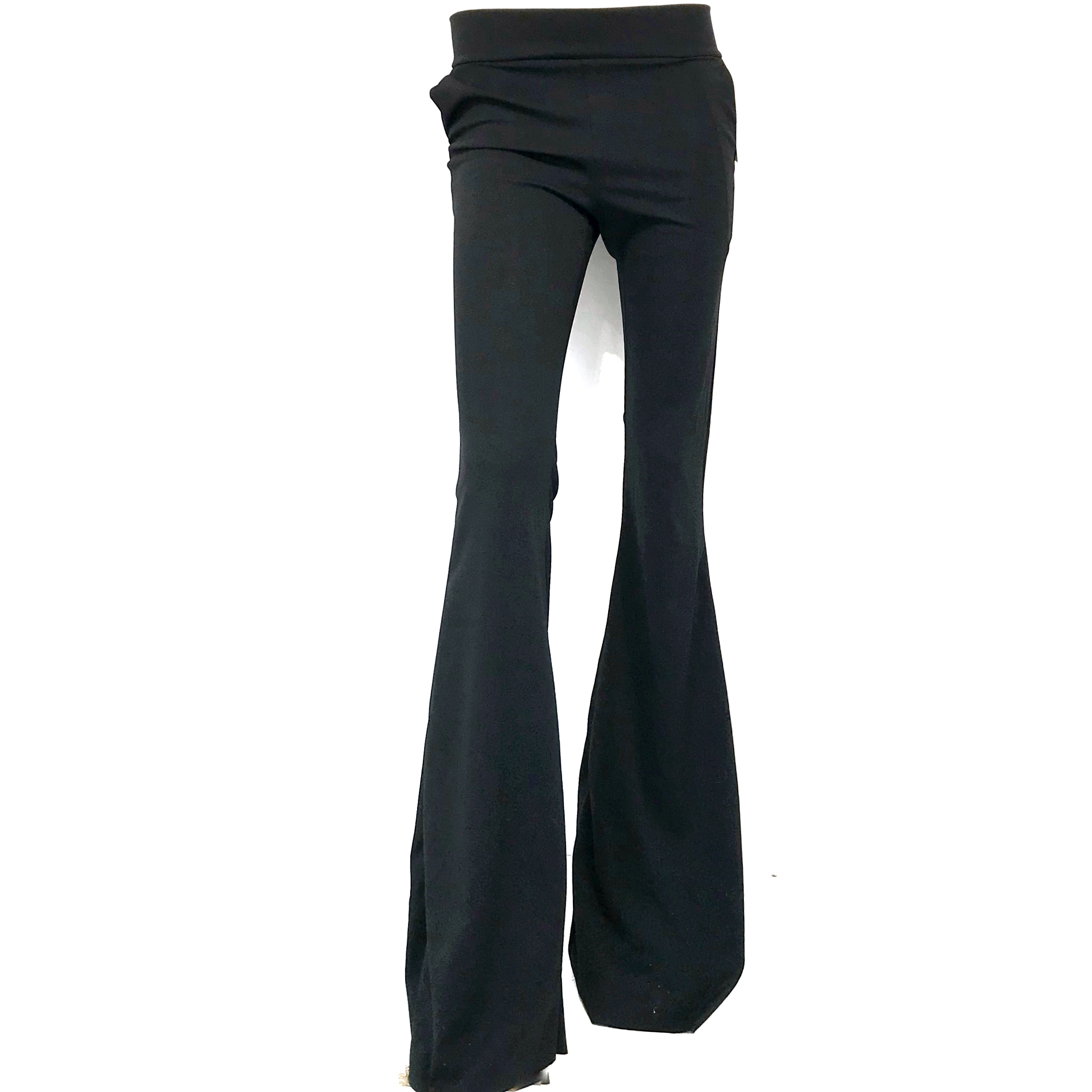 PANTALÓN CAMPANA NEGRO 9182