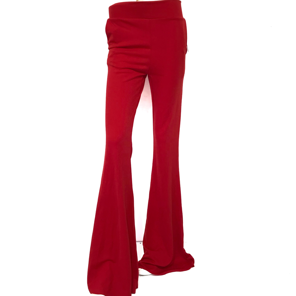 PANTALÓN CAMPANA ROJO 9182