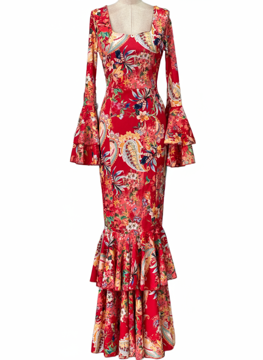 Traje flamenco EMMA WU DESIGN de licra