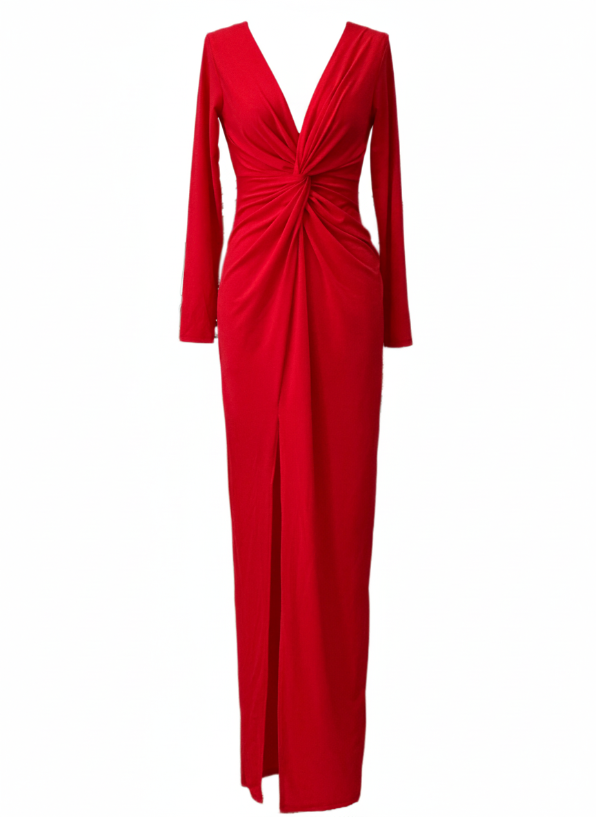 MUSTARD LONG DRESS 5047A