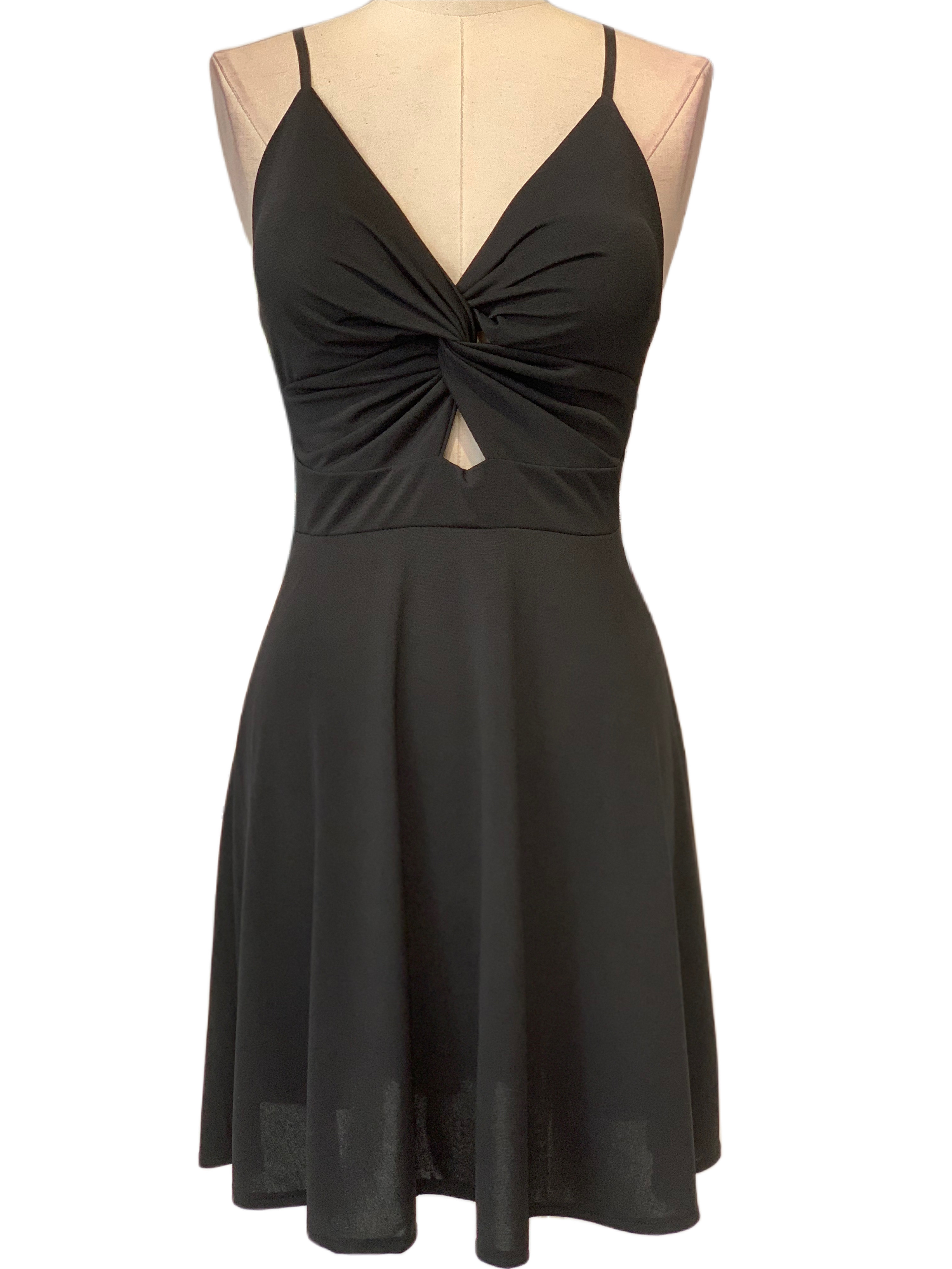 SHORT BLACK DRESS 3139