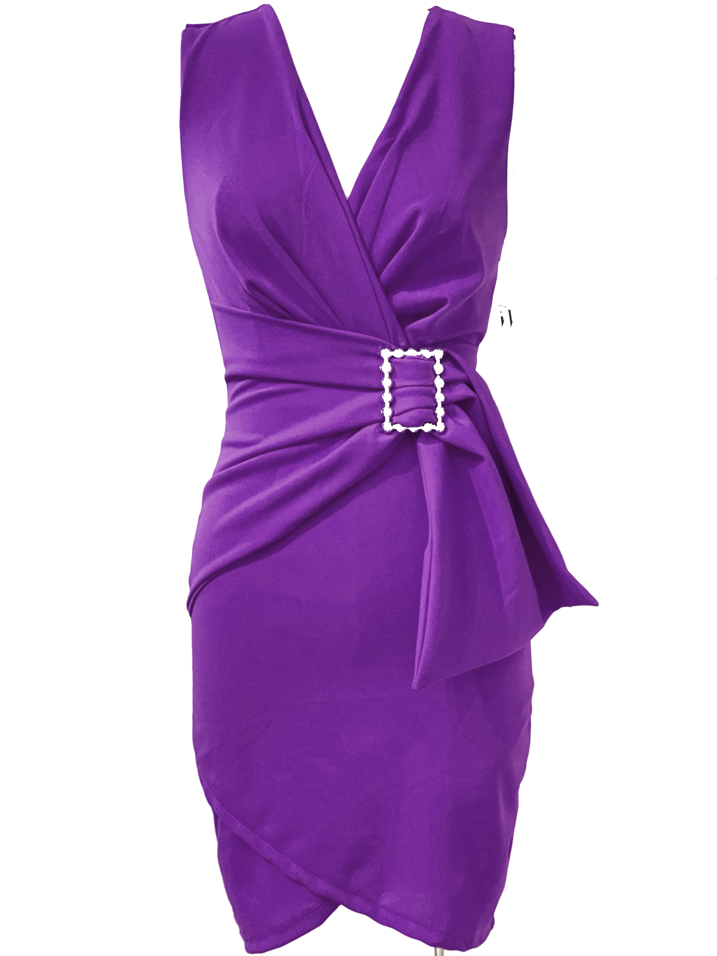 VESTIDO CORTO MORADO 22891