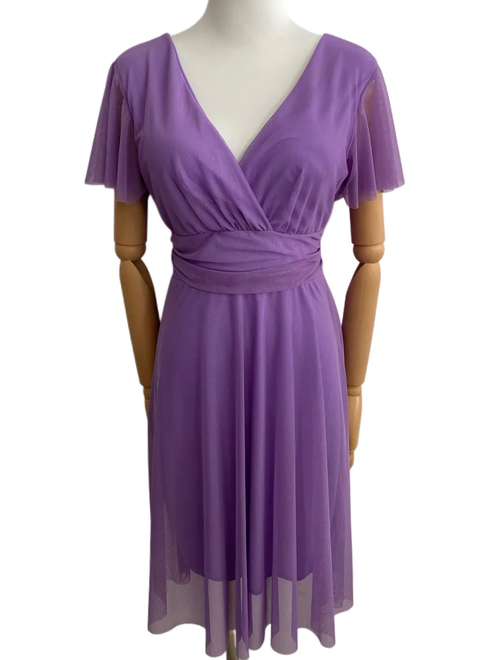 SHORT DRESS LILAC MAUVE 5190