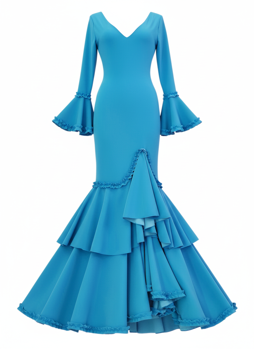 Traje flamenco EMMA WU DESIGN de licra