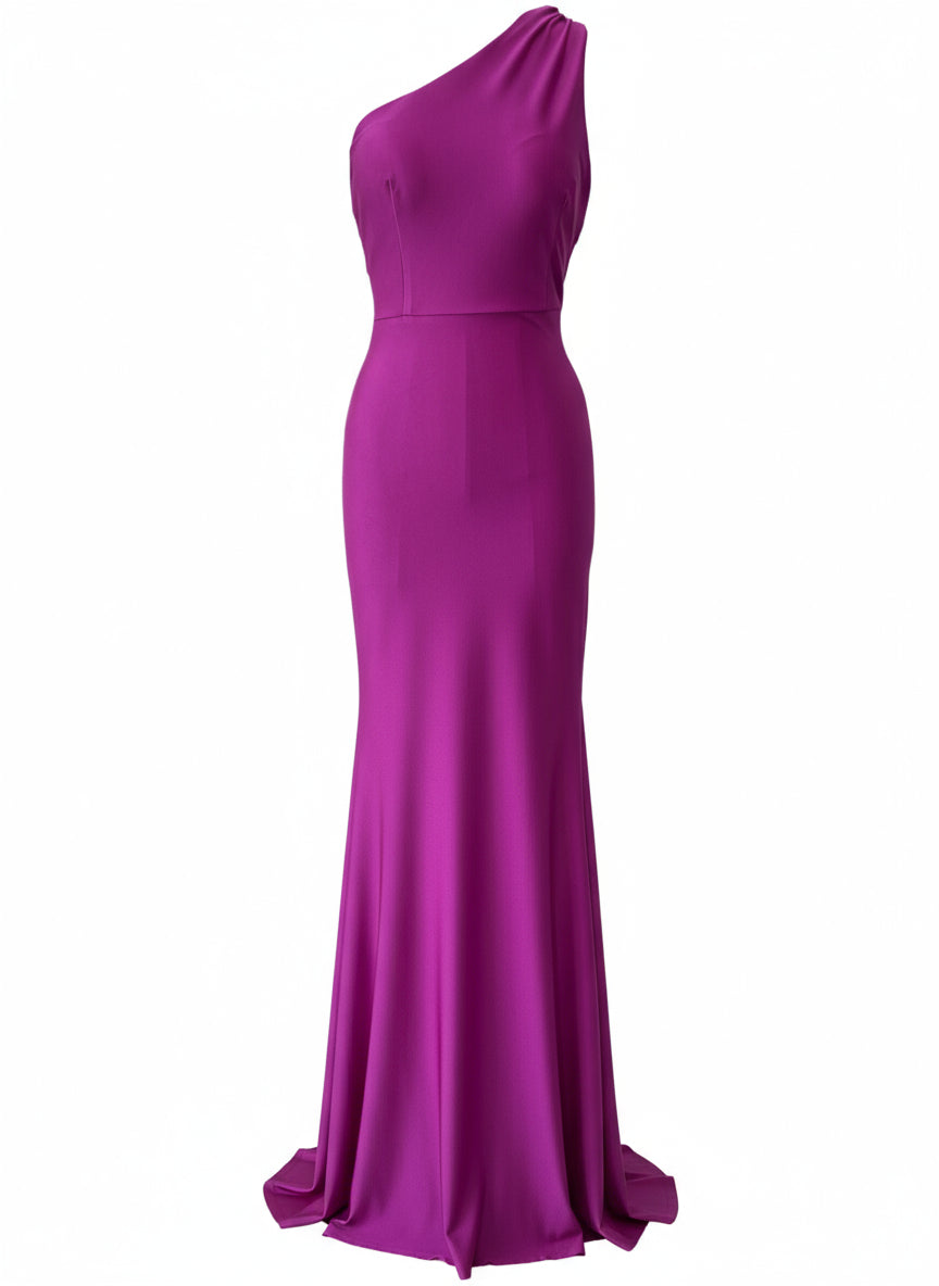 SHINY STRETCH LONG DRESS BOUGAINVILLE 25129