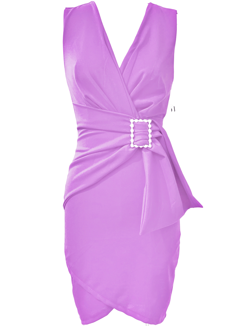 VESTIDO CORTO LILA MALVA 22891
