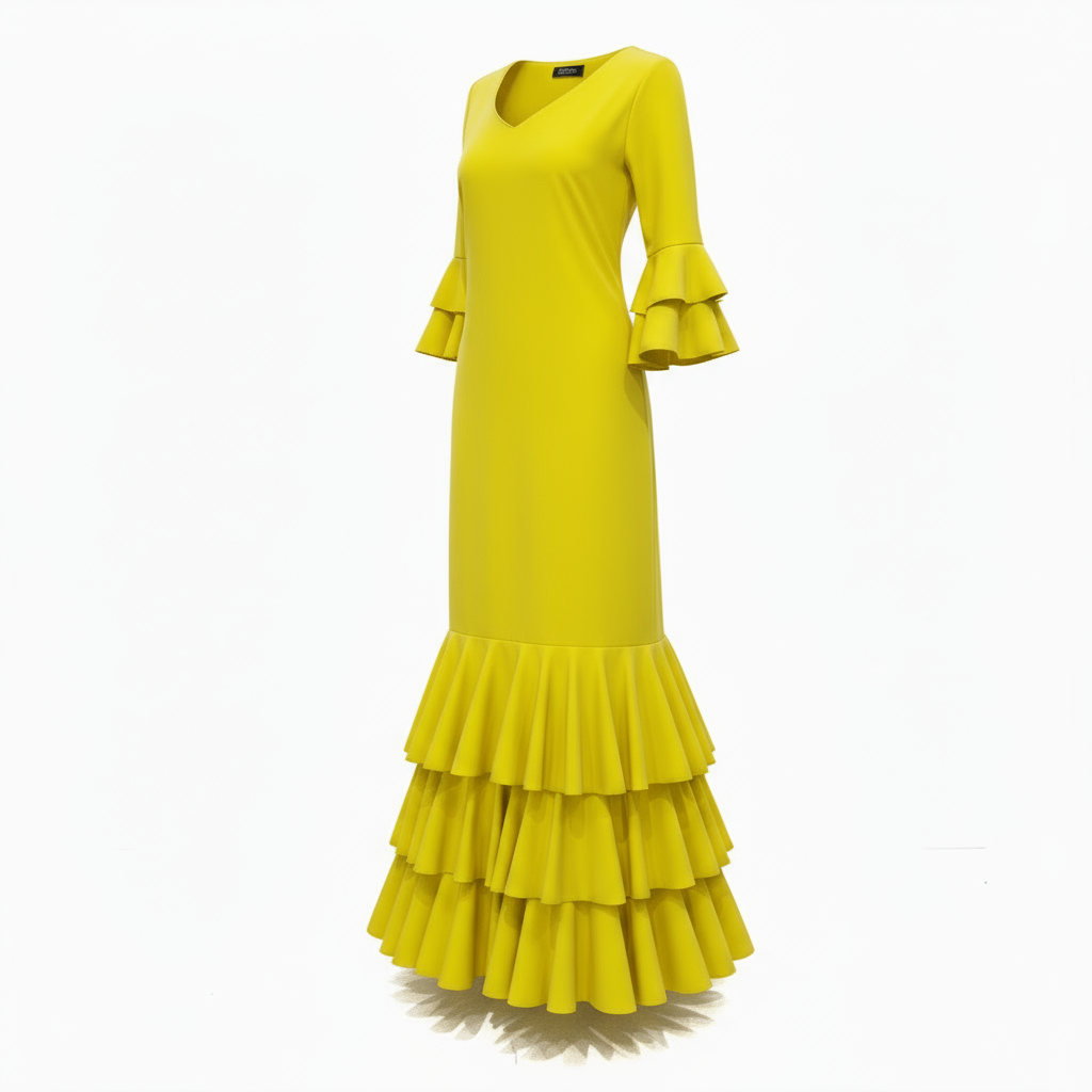 Traje flamenco EMMA WU DESIGN de licra