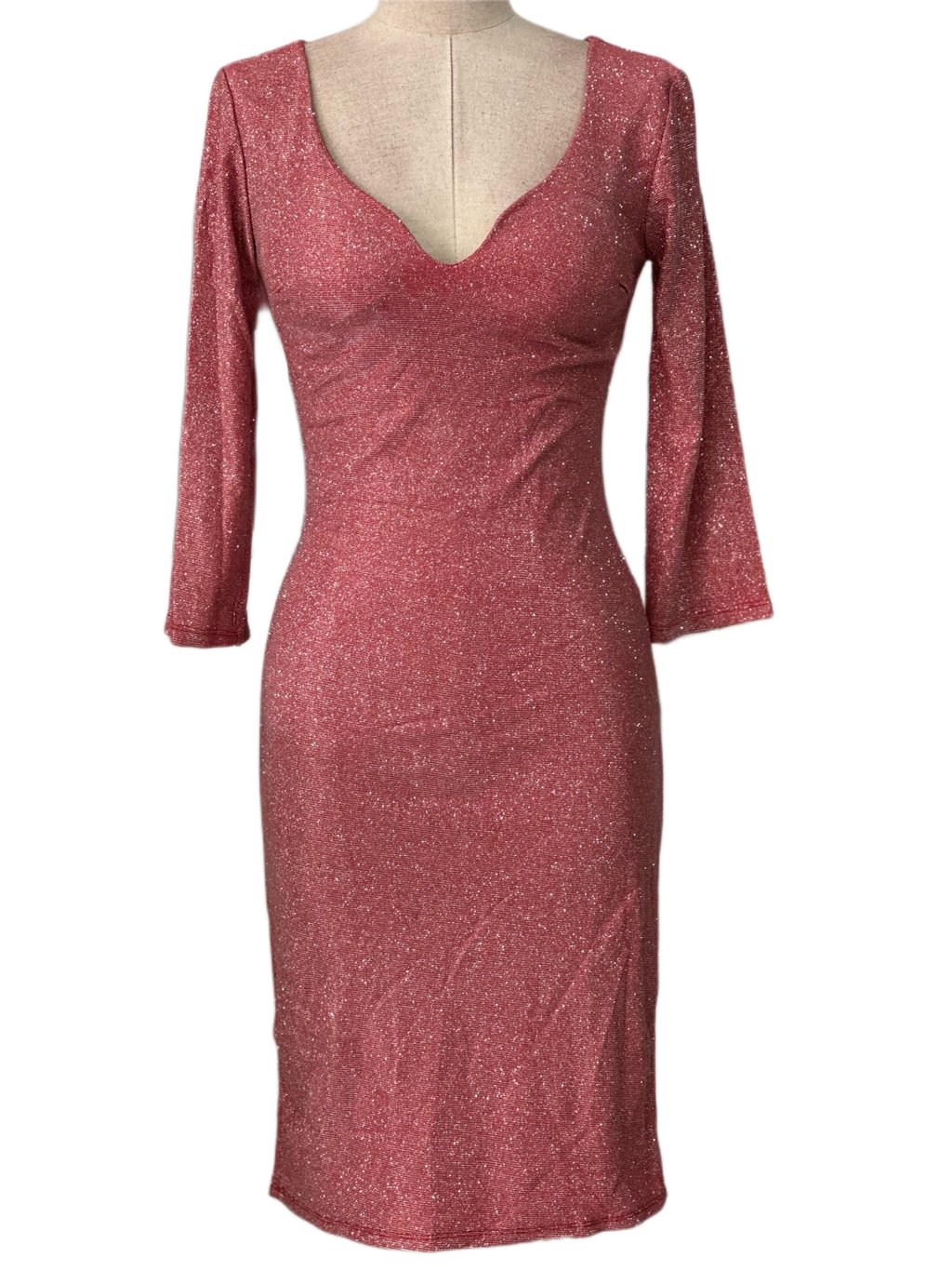 SHORT RED DRESS 8819