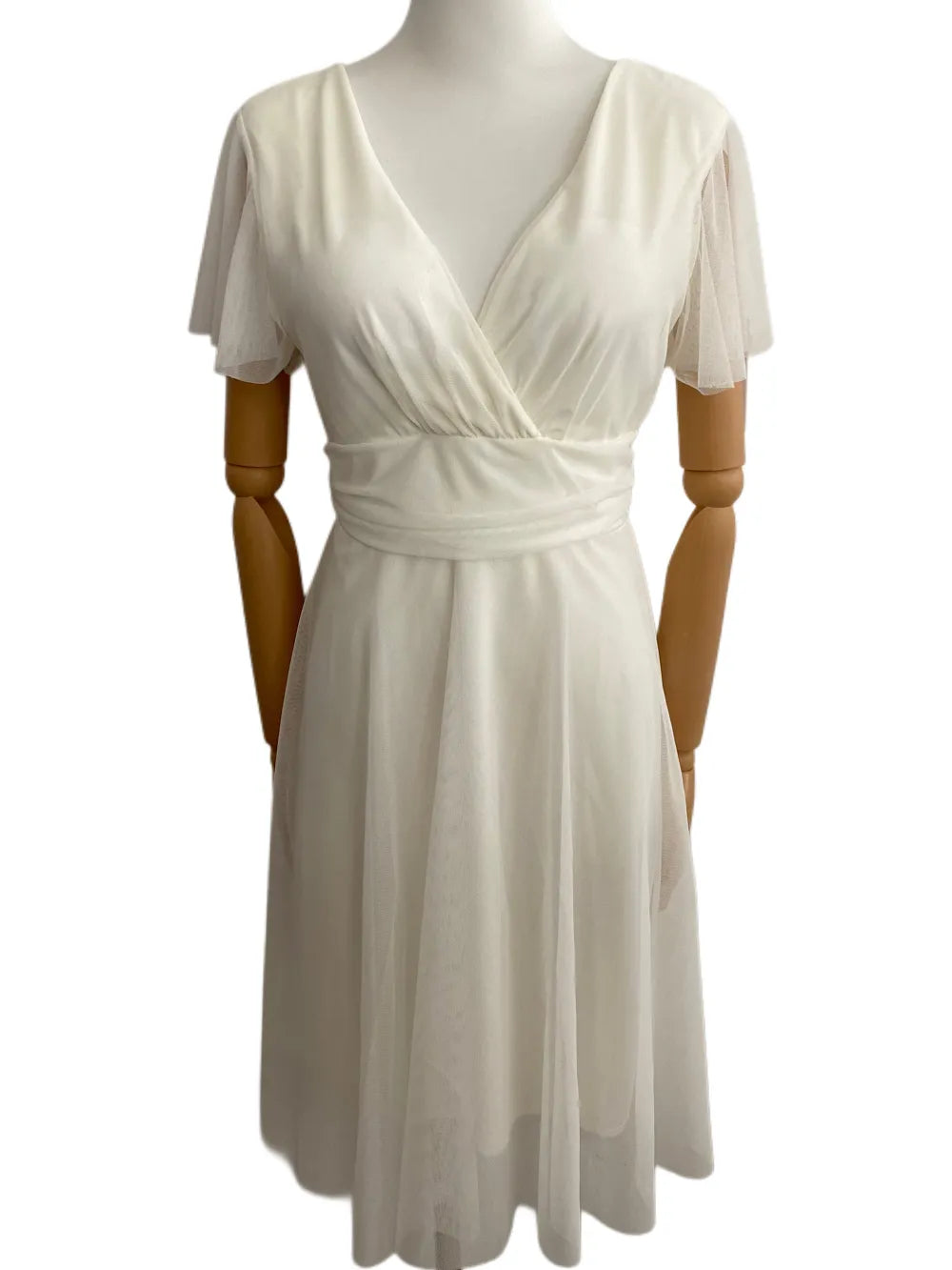 VESTIDO CORTO BLANCO 5190