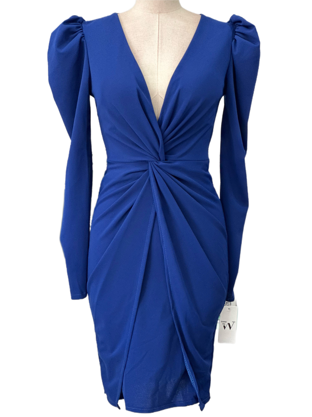 VESTIDO CORTO AZUL ELECTRICO 23117