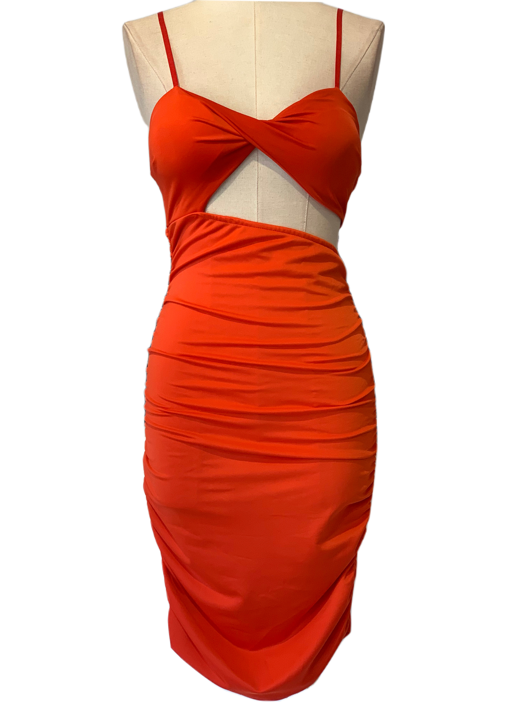 SHORT RED DRESS 50697