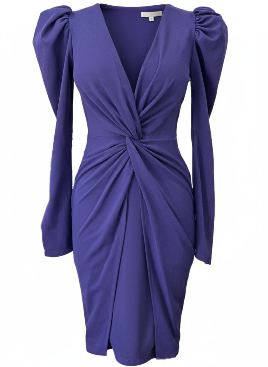 SHORT PURPLE DRESS 23117