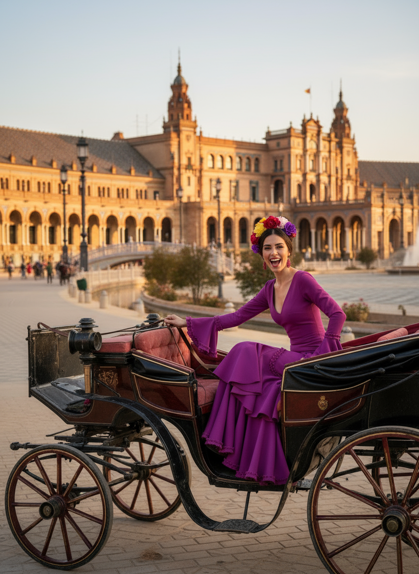 TRAJE FLAMENCA BUGANVILLA EMMA WU DESIGN X FLAMENCA EM229