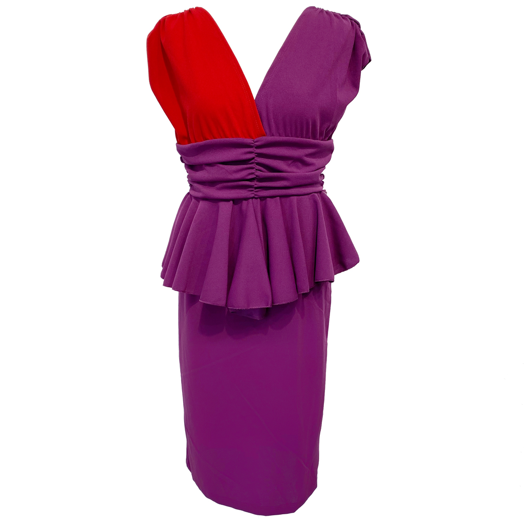 SHORT RED DRESS 7232