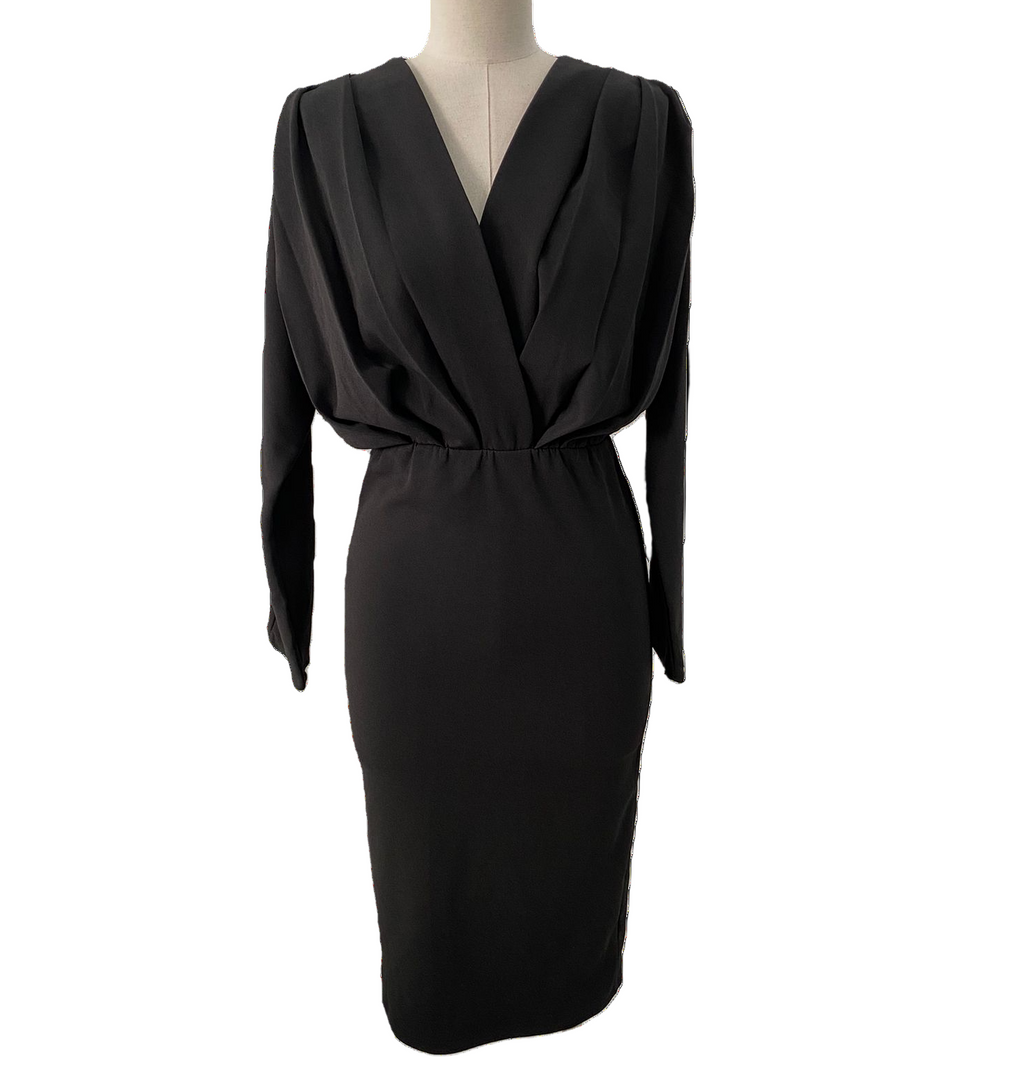 SHORT BLACK DRESS 3817