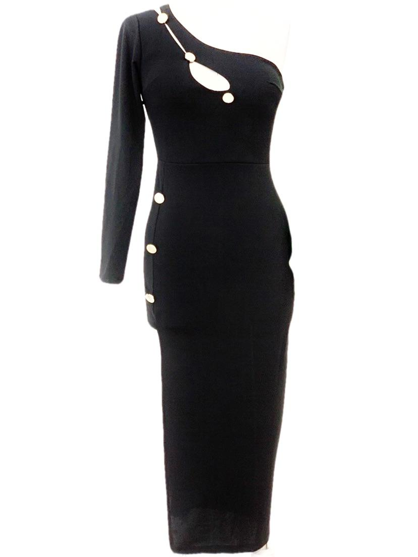 SHORT BLACK DRESS 22023