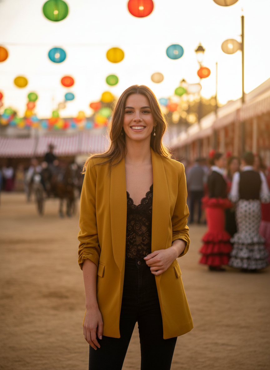 CHAQUETA MOSTAZA 9331