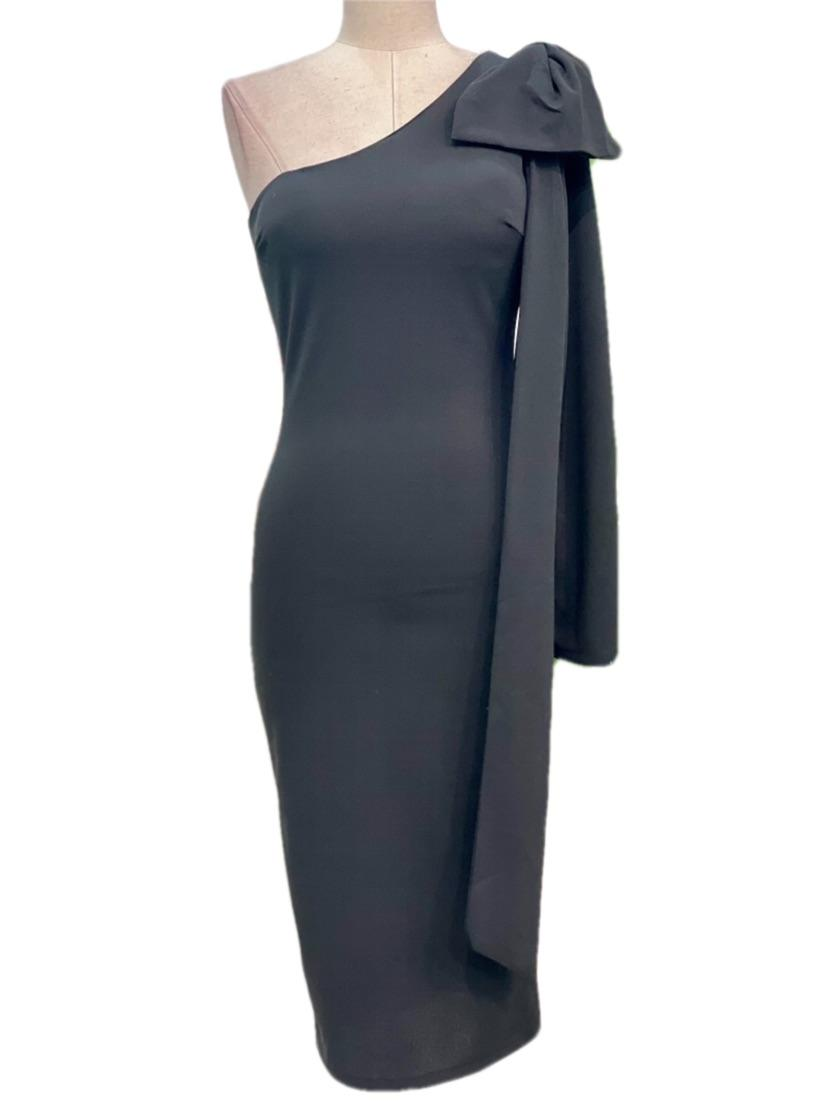 SHORT BLACK DRESS 23118