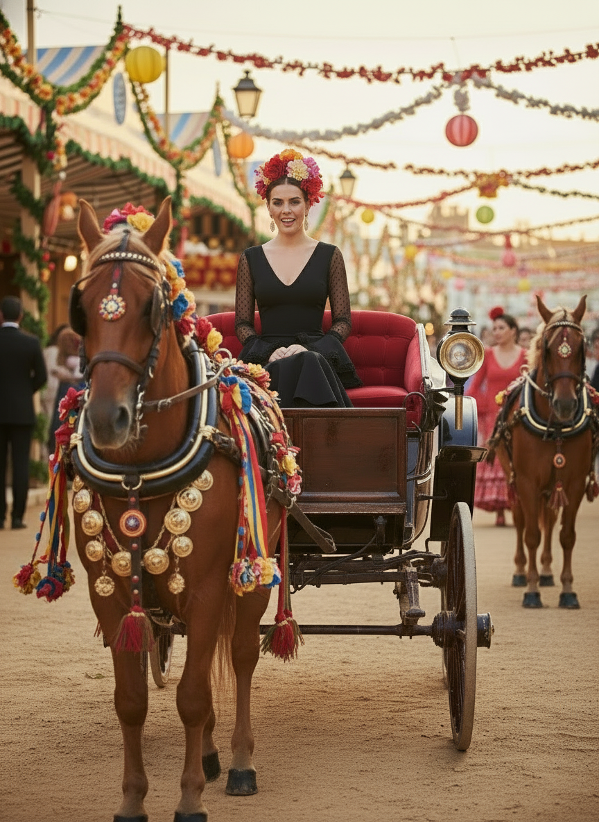 TRAJE FLAMENCA NEGRO EMMA WU DESIGN X FLAMENCA EM223