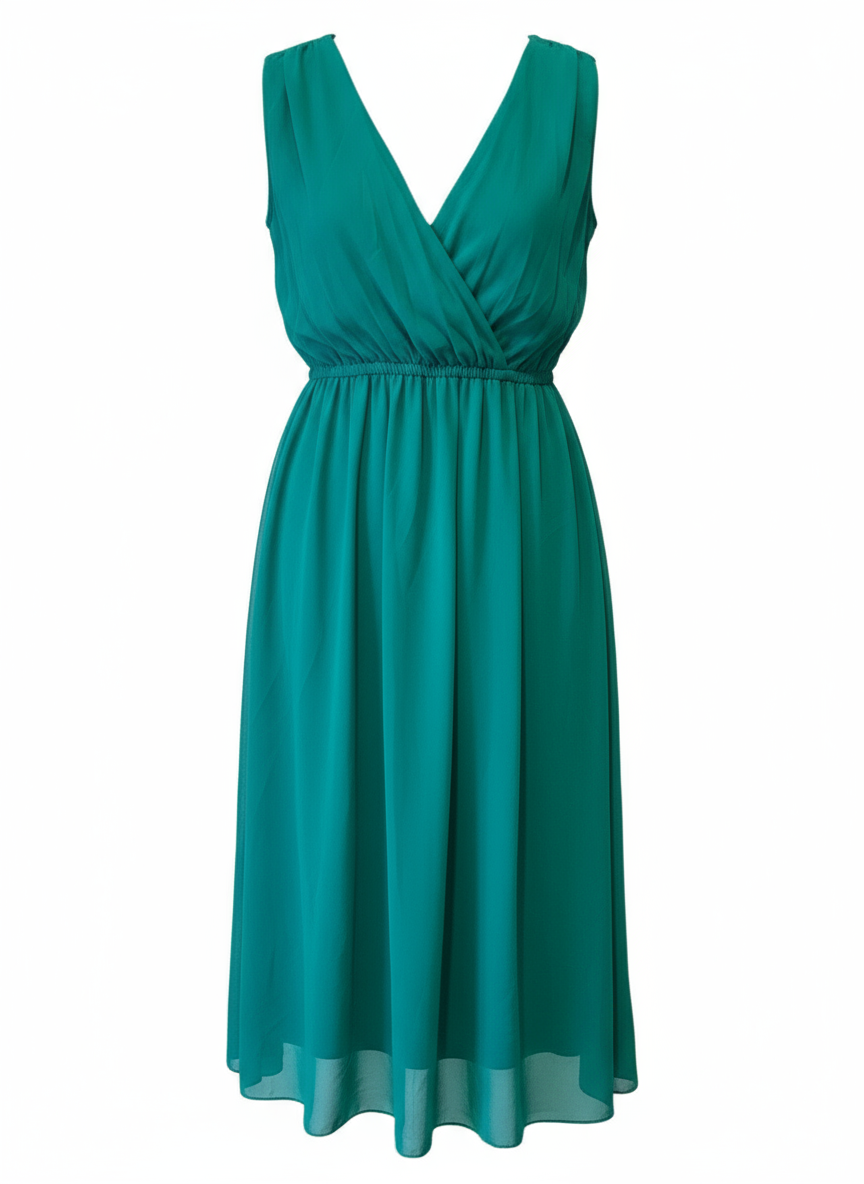 SHORT LAKE GREEN DRESS 3873