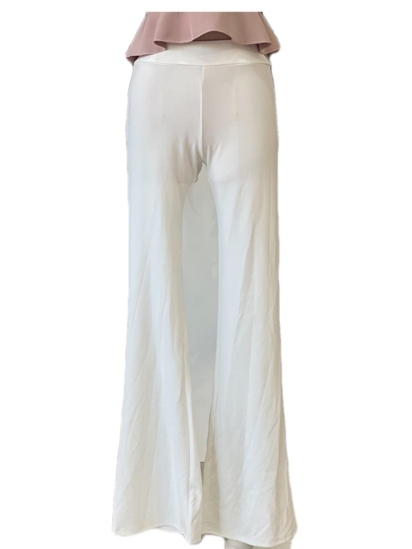 PANTALÓN CAMPANA BLANCO 5490