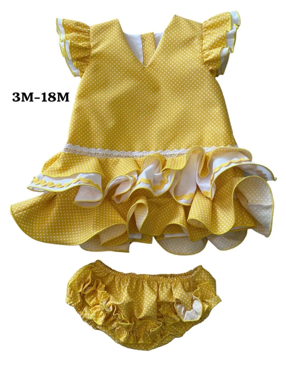 Flamenca de Bebé AMARILLO C2025