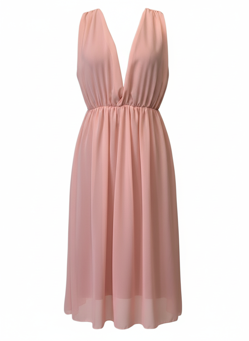 BABY PINK SHORT DRESS 3873