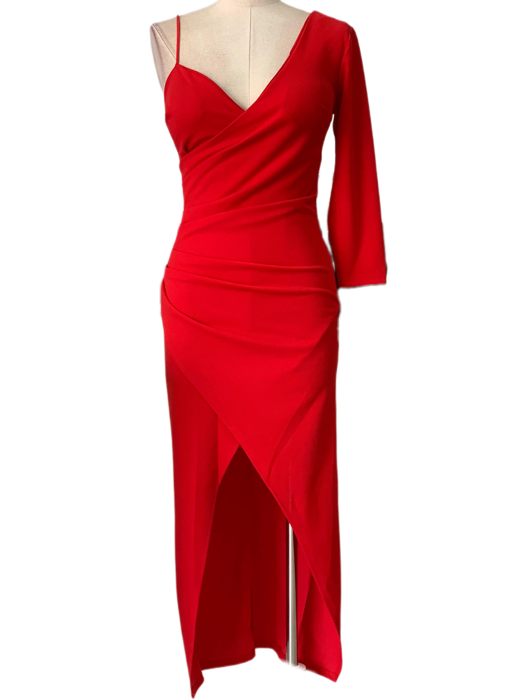 SHORT RED DRESS 20692