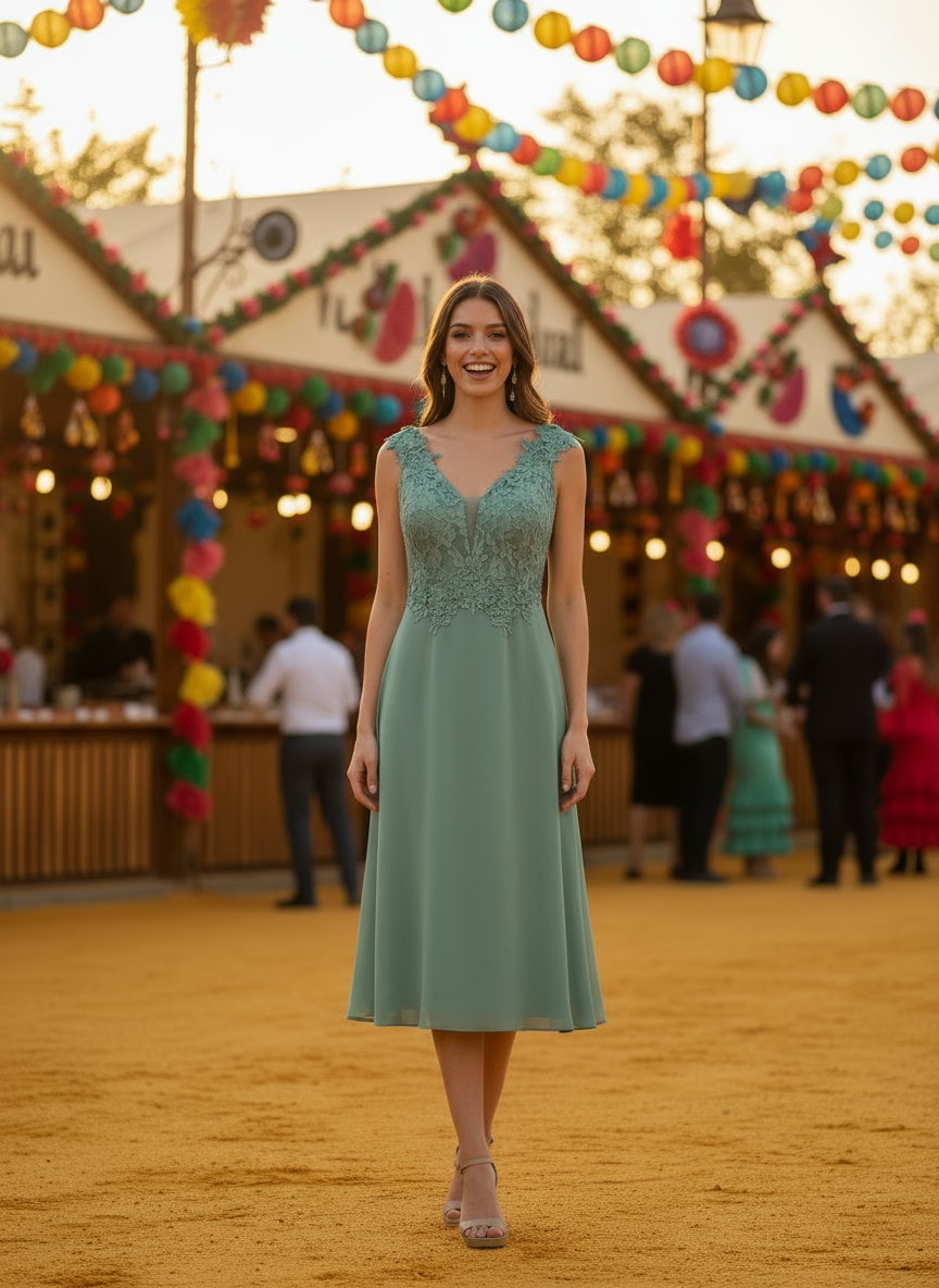 SHORT GREEN SURGICAL DRESS 6331