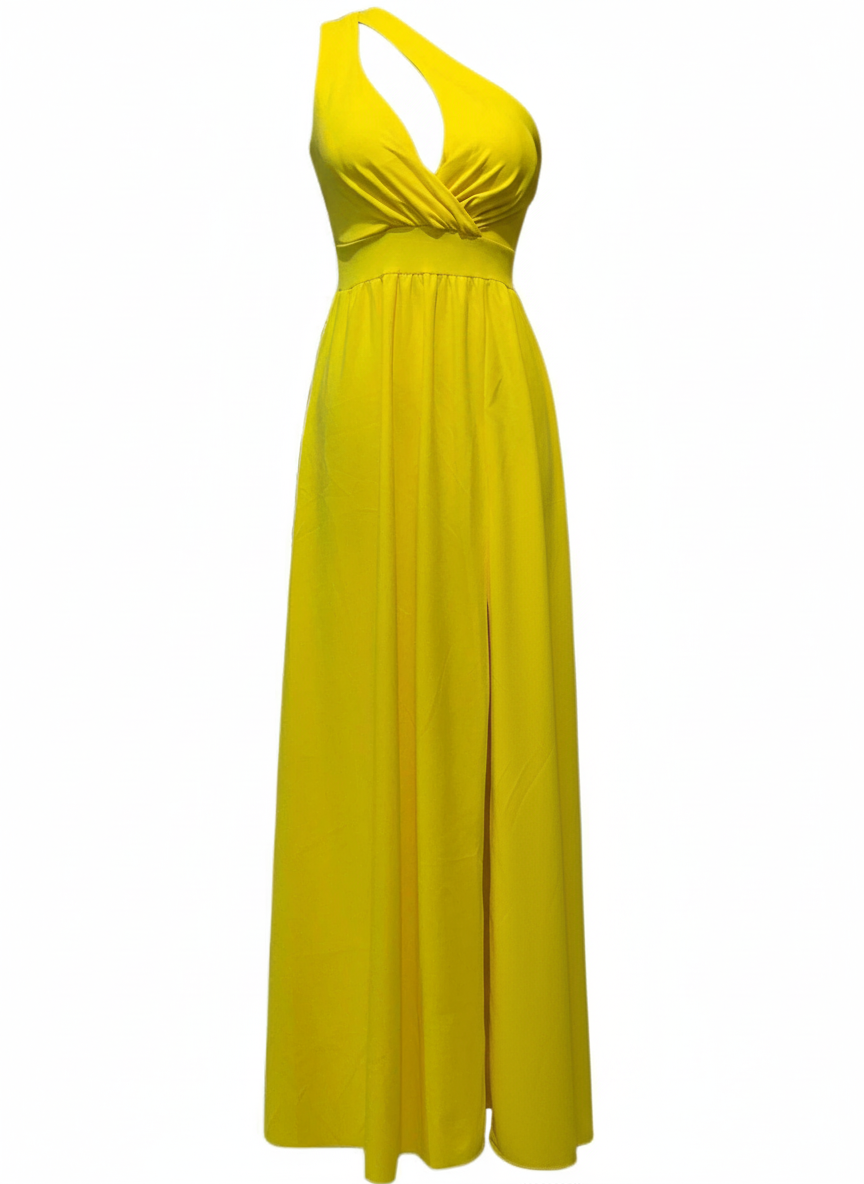 MANGO YELLOW LONG DRESS 23419