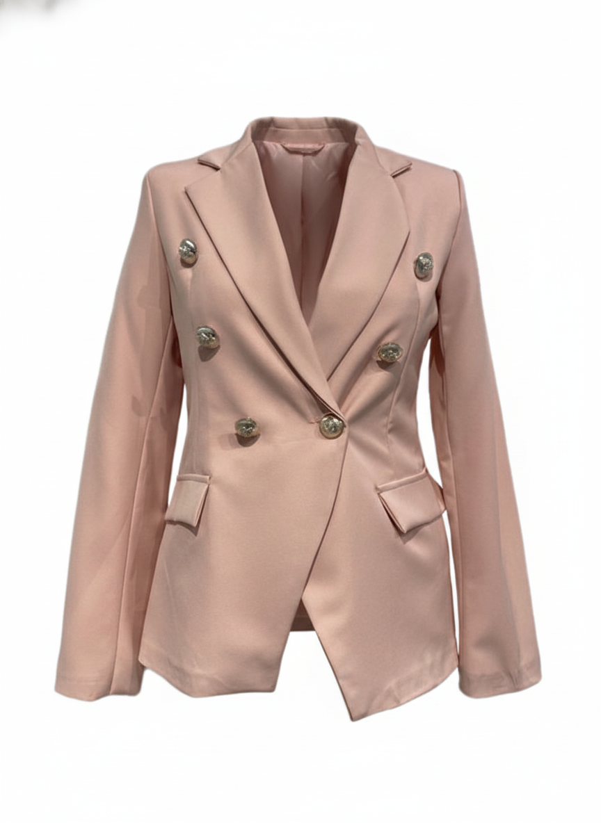 CHAQUETA ROSA NUDE 9056